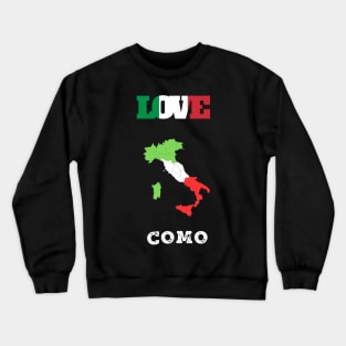 como shirt - como maglietta magliette for como Crewneck Sweatshirt